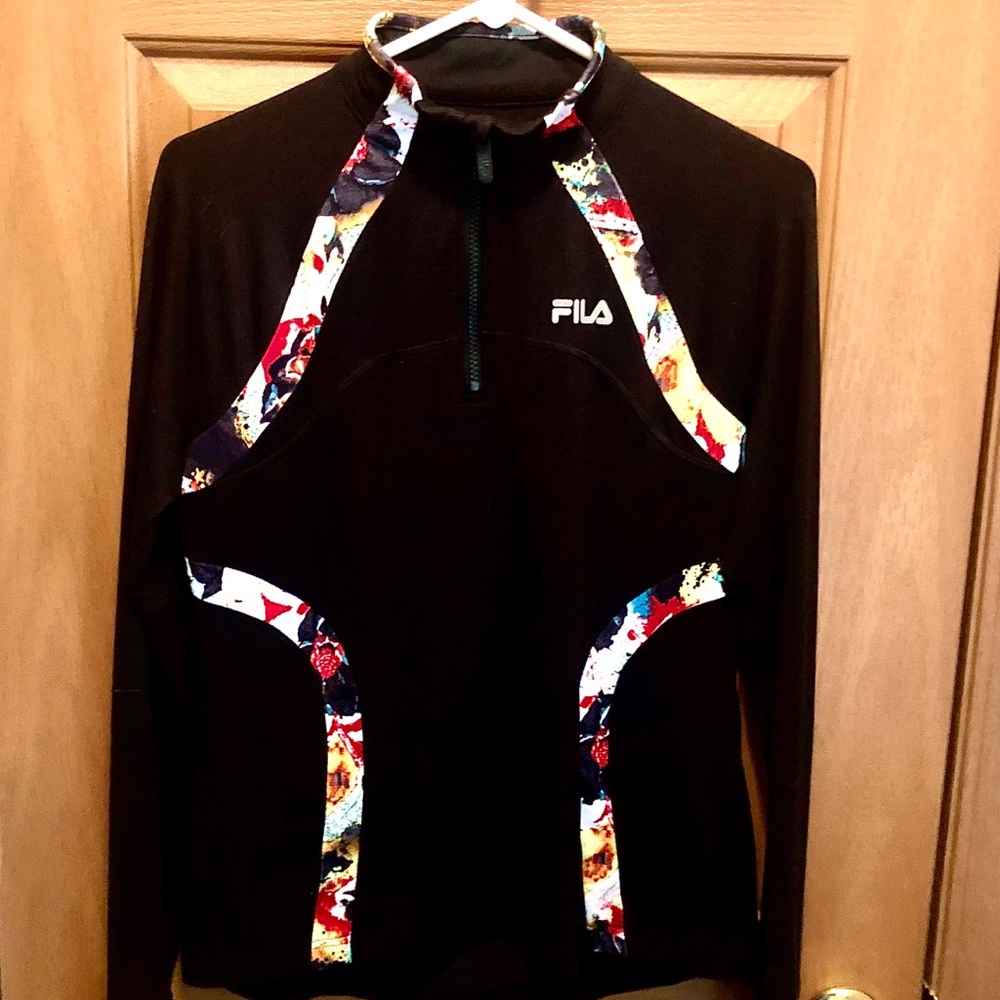 FILA Floral Half Zip